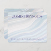 Coole Marbour Geode-Karte Mitteilungskarte (Vorne/Hinten)