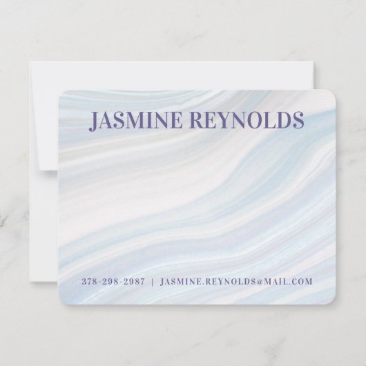 Coole Marbour Geode-Karte Mitteilungskarte (Vorderseite)