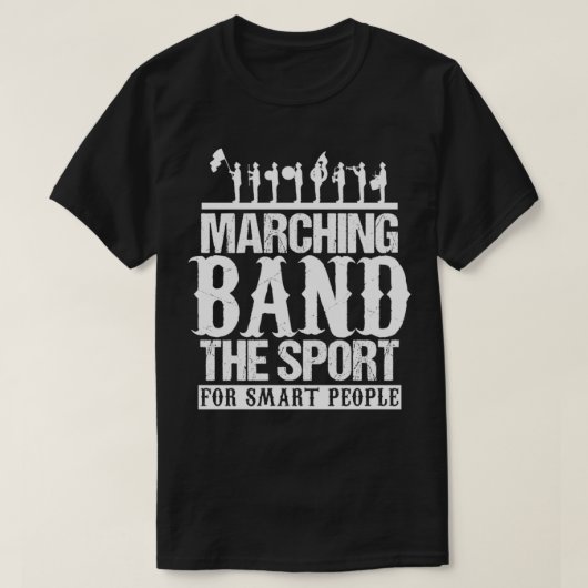 Coole Marching-Band für intelligente Menschen T-Shirt (Design vorne)