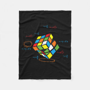 Coole Mathe Rubik Rubix Rubics Spieler Würfel Math Fleecedecke
