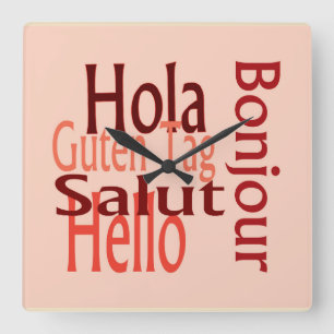 Coole Maueruhr Quadratische Wanduhr