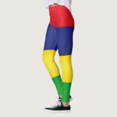 Coole Mauritius Flag Fashion Leggings (Links)