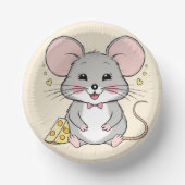 Coole Mäuse Haustiere Cartoon Geburtstag Pappteller (Vorderseite)