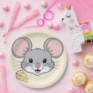 Coole Mäuse Haustiere Cartoon Geburtstag Pappteller