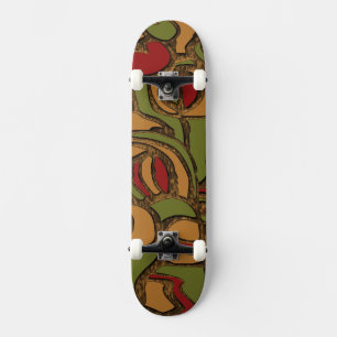 Coole Mayan-Hieroglyphen-Gestaltung Skateboard