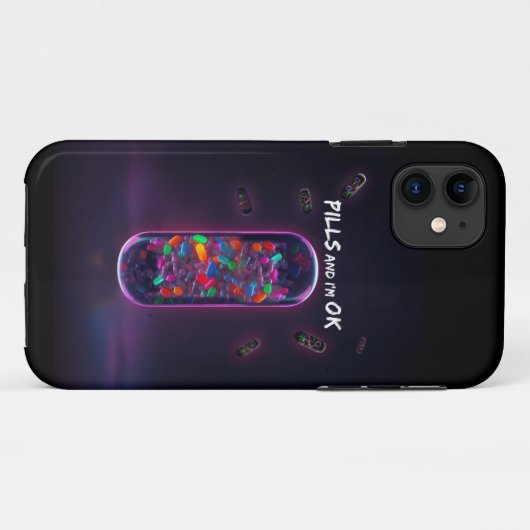 Coole Medizin Medizin Design Case-Mate iPhone Hülle (Rückseite (Horizontal))