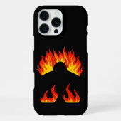 Coole Meeple auf Feuer Brettspiele iPhone Hülle (Rückseite)