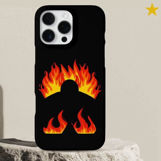 Coole Meeple auf Feuer Brettspiele iPhone Hülle