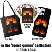 Coole Meeple auf Feuer Brettspiele iPhone Hülle