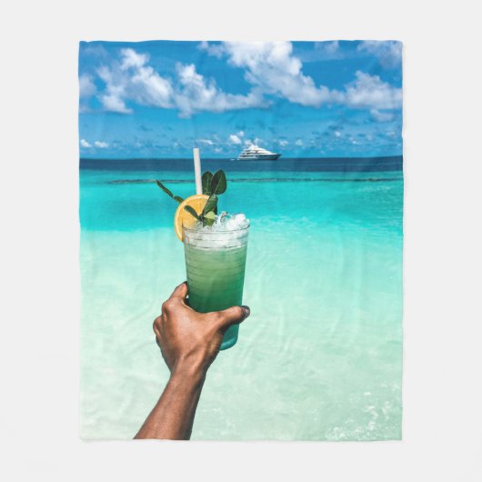 Coole Meereslebewesen Fleecedecke (Vorderseite)