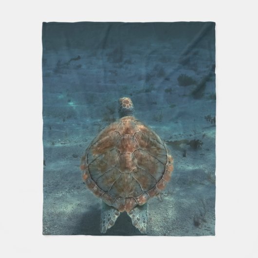 Coole Meereslebewesen Fleecedecke (Vorderseite)