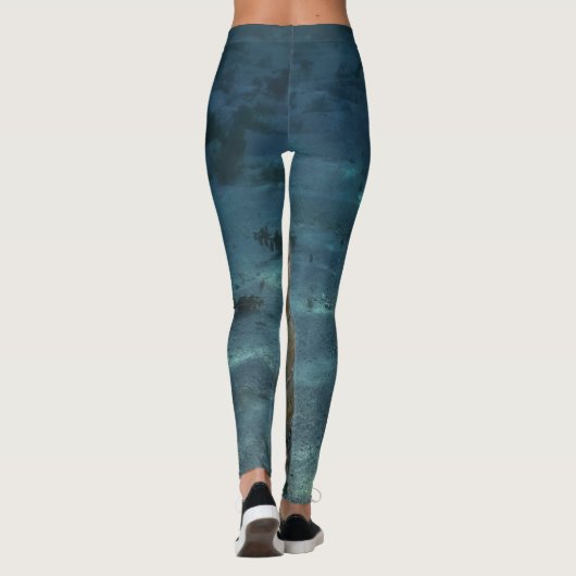 Coole Meereslebewesen Leggings (Rückseite)