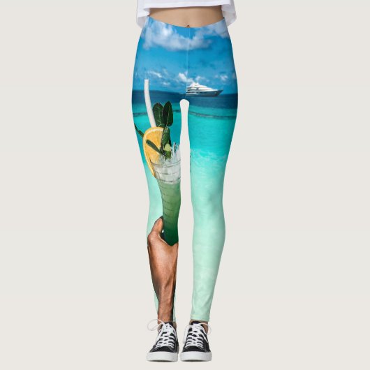 Coole Meereslebewesen Leggings (Vorderseite)