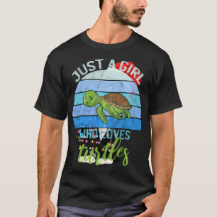 Coole Meeresschildkröte Lover Geschenk nur ein Mäd T-Shirt