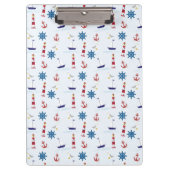 Coole Meeressymbole Klemmbrett (Vorderseite)