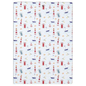 Coole Meeressymbole Klemmbrett (Rückseite)