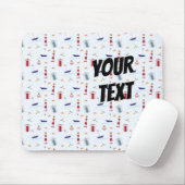 Coole Meeressymbole Mousepad (Mit Mouse)