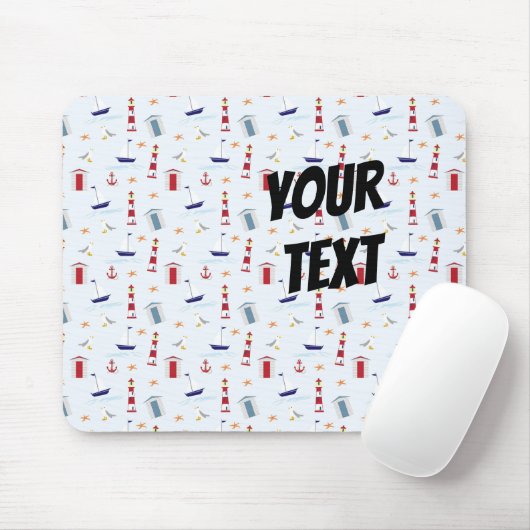 Coole Meeressymbole Mousepad (Mit Mouse)