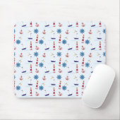 Coole Meeressymbole Mousepad (Mit Mouse)