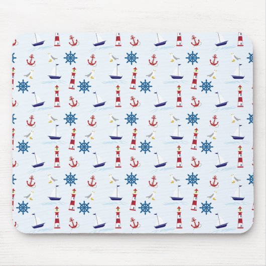 Coole Meeressymbole Mousepad (Vorne)