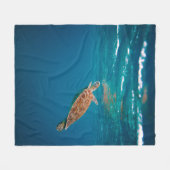 Coole Meerestiere Fleecedecke (Vorderseite (Horizontal))