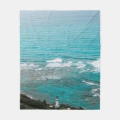 Coole Meerestiere Fleecedecke (Vorderseite)