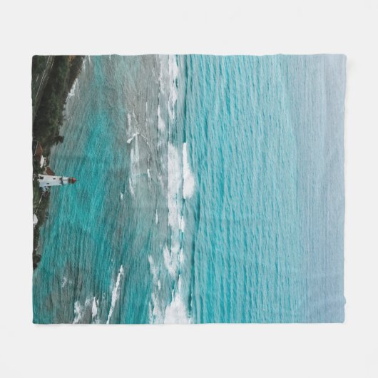 Coole Meerestiere Fleecedecke (Vorderseite (Horizontal))