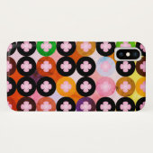 Coole Mehrfarbige Kreise und rosafarbene Knöpfe Case-Mate iPhone Hülle (Rückseite (Horizontal))