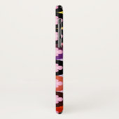 Coole Mehrfarbige Kreise und rosafarbene Knöpfe Case-Mate iPhone Hülle (Hinten/Links)