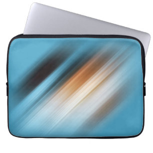 Coole, mehrfarbige Streifen Laptopschutzhülle