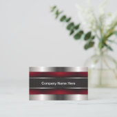 Coole Metallic-Einzigartige Visitenkarten Visitenkarte (Stehend Vorderseite)