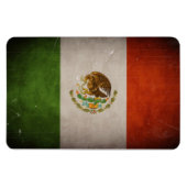Coole mexikanische Flagge Grunge Magnet (Horizontal)