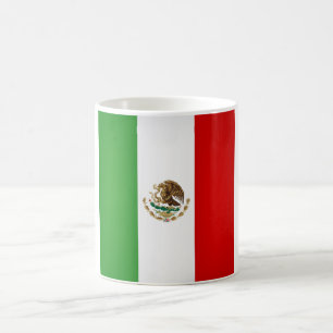 Coole mexikanische Flagge Kaffeetasse