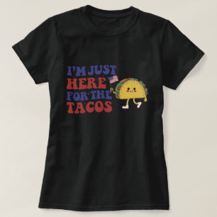 Coole mexikanische Tacos, 4. Juli amerikanische Fl T-Shirt