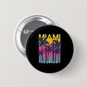 Coole Miami Florida Graphic Design T-Shirts, I Lie Button (Vorne & Hinten)
