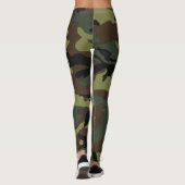 Coole militärische Camouflage-Camouflage Leggings (Rückseite)