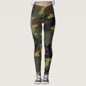 Coole militärische Camouflage-Camouflage Leggings (Vorderseite)