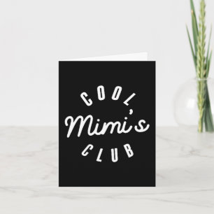 Coole Mimis Club Oma lustiger Muttertag  Karte