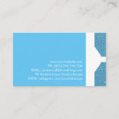 Coole minimale Fensterreinigungsdienste Visitenkarte (Rückseite)