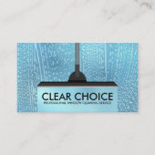 Coole minimale Fensterreinigungsdienste Visitenkarte (Vorderseite)