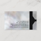 Coole minimale Fensterreinigungsdienste Visitenkarte (Rückseite)