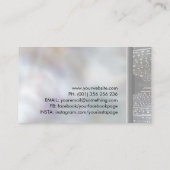 Coole minimale Fensterreinigungsdienste Visitenkarte (Rückseite)