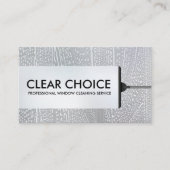 Coole minimale Fensterreinigungsdienste Visitenkarte (Vorderseite)