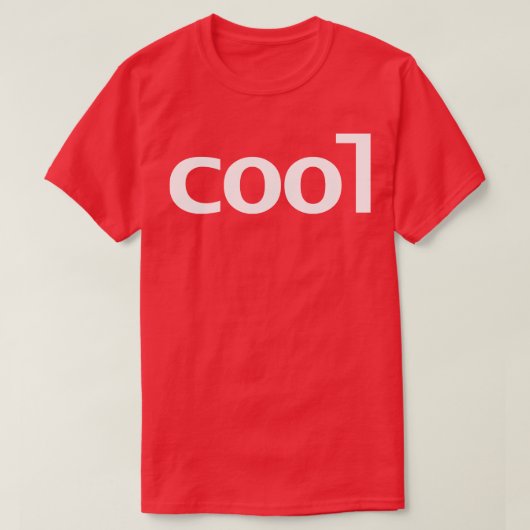 Coole Minimale Typografie T-Shirt (Design vorne)