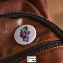 Coole Minimalistische Lila Oma Chic Crochet Traube