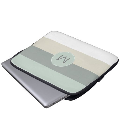 Coole Minimalistische Streifen Muster mit Ihrem Mo Laptopschutzhülle (Vorne Knopf)