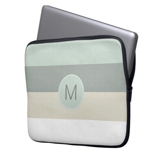 Coole Minimalistische Streifen Muster mit Ihrem Mo Laptopschutzhülle (Vorderseite Links)