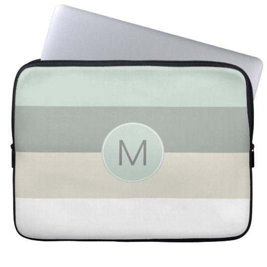 Coole Minimalistische Streifen Muster mit Ihrem Mo Laptopschutzhülle (Vorderseite)