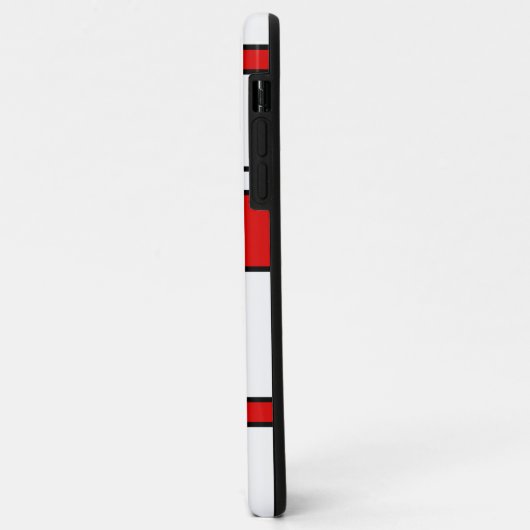 Coole moderne Abstrakte Geometrie Case-Mate iPhone Hülle (Hinten/Links)