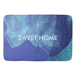 Coole, moderne abstrakte Malkunst Badematte